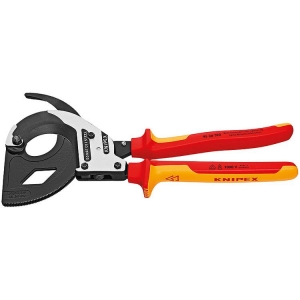 Knipex 95 36 320 Cable Cutter Ratchet Principle 3-Stage 320mm VDE